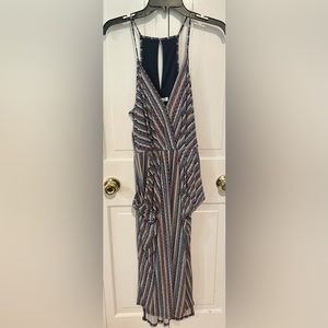 BCBGeneration Southwestern Stripes Strappy Maxi Dress Size L